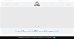 Desktop Screenshot of geba-immobilien.de
